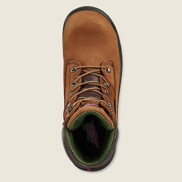 Bottes de Sécurité Red Wing - King Toe® - 8-Inch Waterproof Toe - Marron - Homme 416BSLTGY